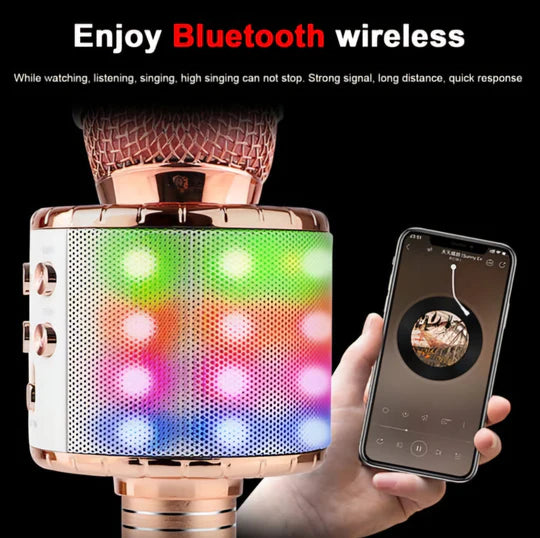 π€β¨ 3-in-1 Kids Karaoke Handheld Wireless Microphone β¨πΆ