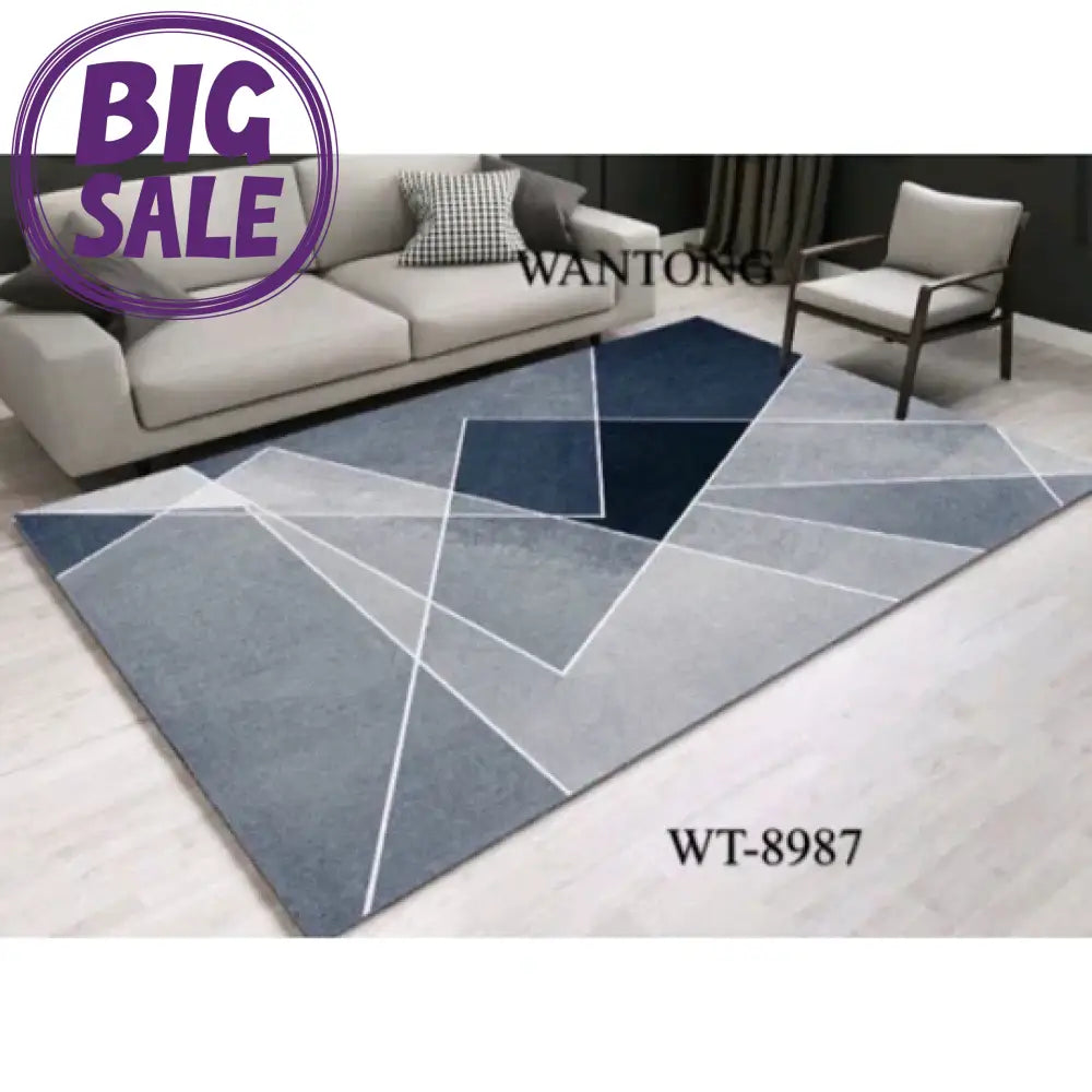 π 3D Carpets β 50 Shades of Blue Light Blue -3D Carpet - Isometrical
