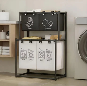 🧺✨ 4-in-1 Laundry Basket