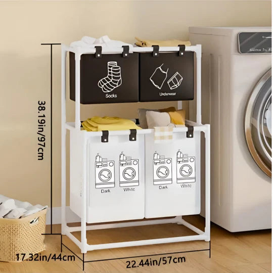 🧺✨ 4-in-1 Laundry Basket