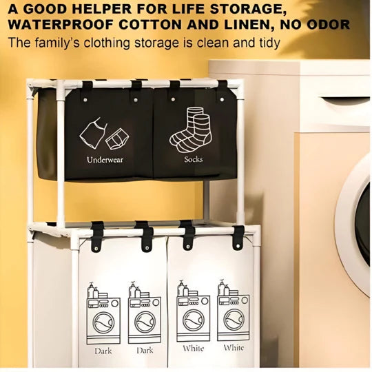 🧺✨ 4-in-1 Laundry Basket