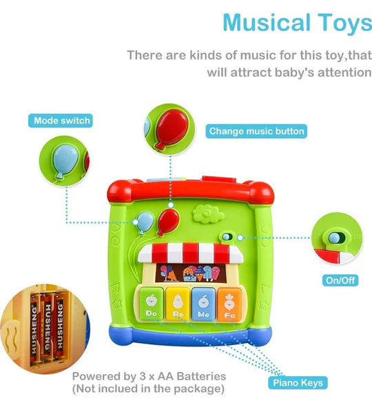 π§©π΅β¨ 6-in-1 Fun & Learning Activity Cube β¨π΅π§©