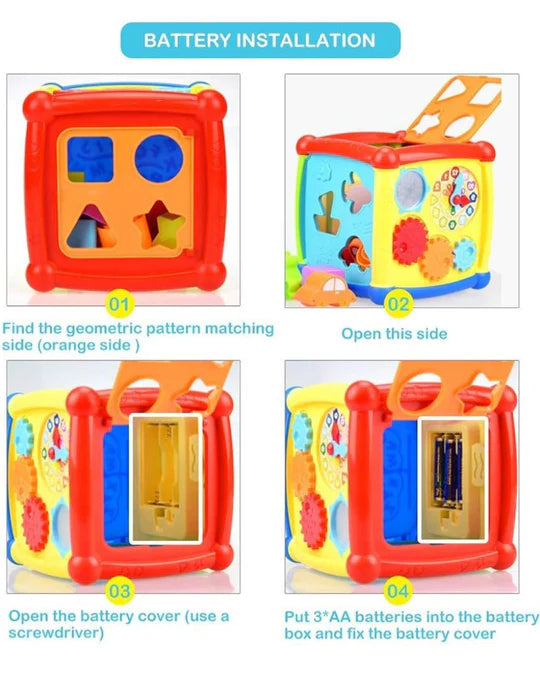 π§©π΅β¨ 6-in-1 Fun & Learning Activity Cube β¨π΅π§©