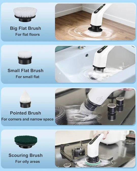 ππͺ 8-in-1 Electric Cleaning Brush
