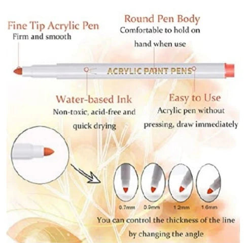 π¨ Acrylic Paint Pen Set β 21 Vibrant Colours!
