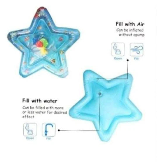 🌊🐠 Baby AquaPlay Tummy Time Mat 🐢💦