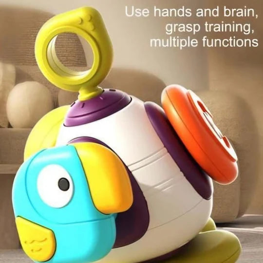 ๐งธ๐ถ Baby Cube Sensory Toy with Bird Baby Busy Ball ๐ถ๐งธ