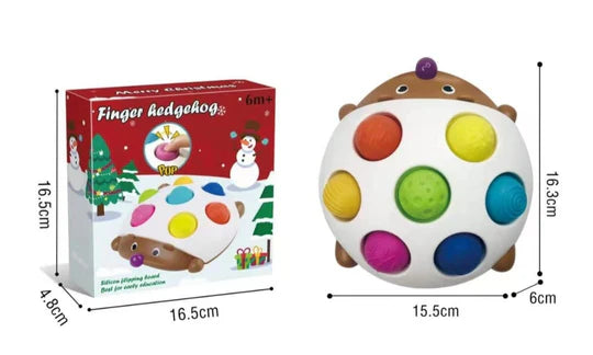 🦔✨ Baby Sensory Hedgehog Toy