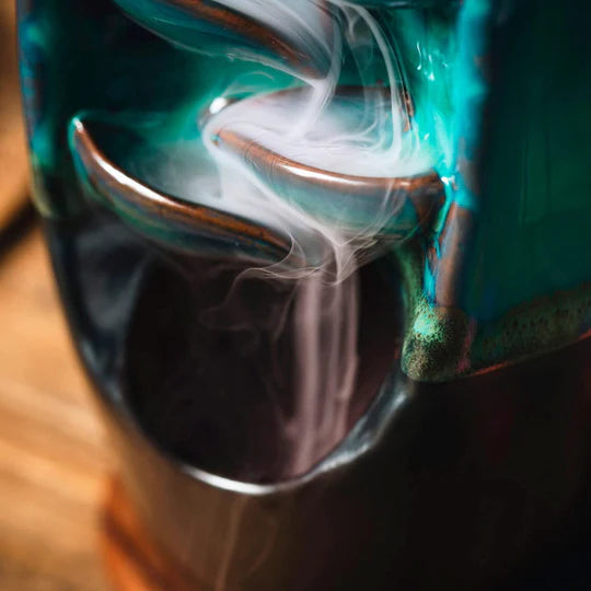 🌀✨ Backflow Incense Burner