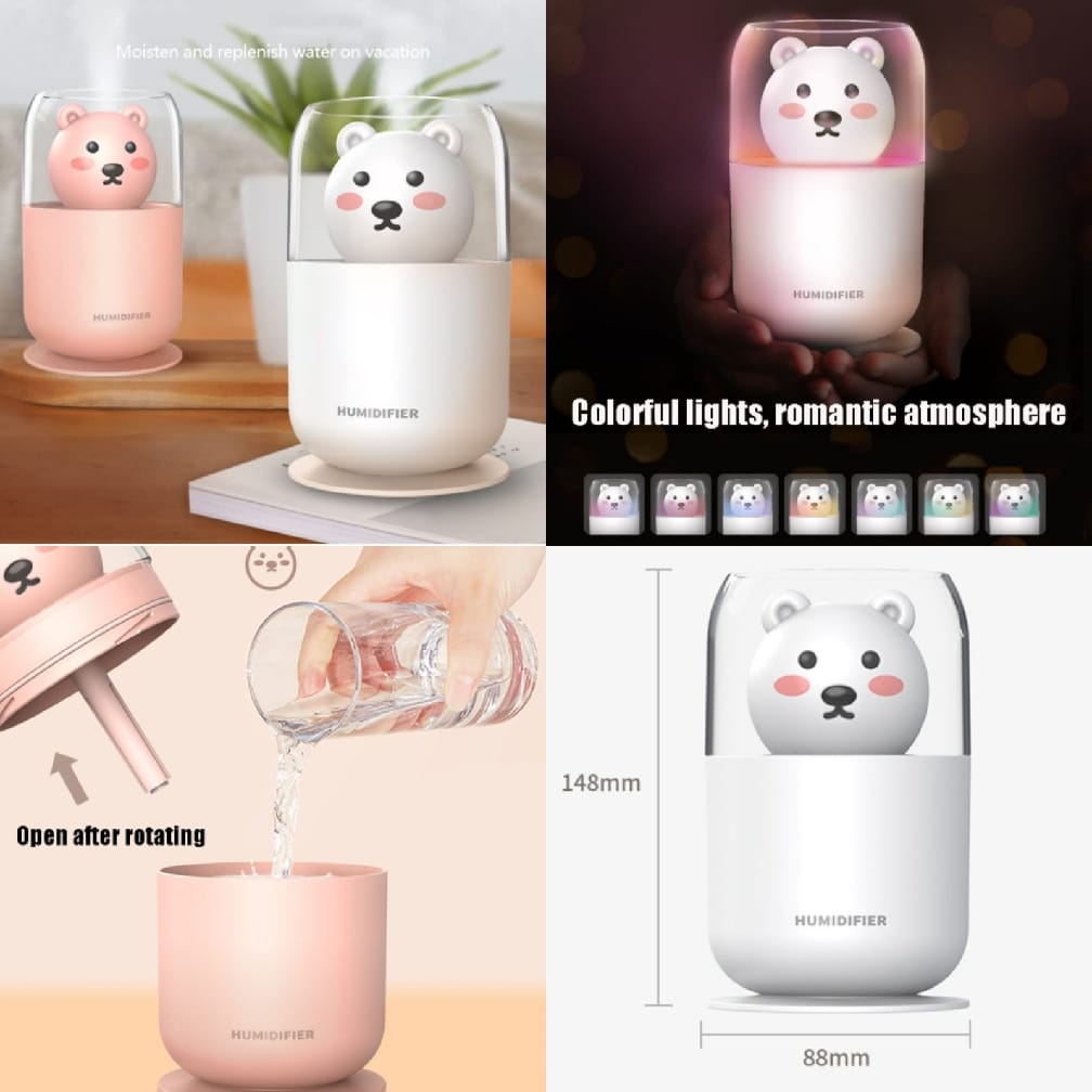 ๐ป Bear Humidifier with Nightlight ๐