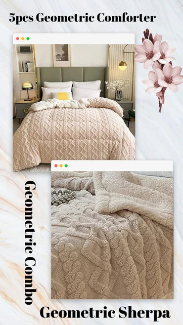 π¦ Geometric Combo β 6 Piece Bedding Set