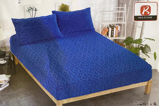 π· Geometric Fleece Mattress Protector β 3 Piece Set