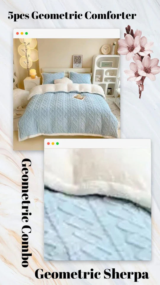 π¦ Geometric Combo β 6 Piece Bedding Set