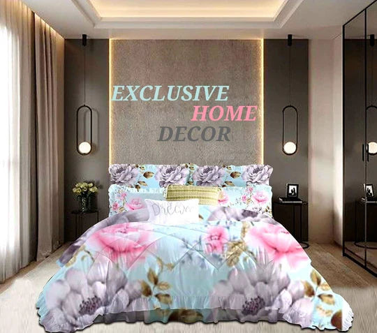 πΈ Frill Comforter Set β 5 Piece (New Design)