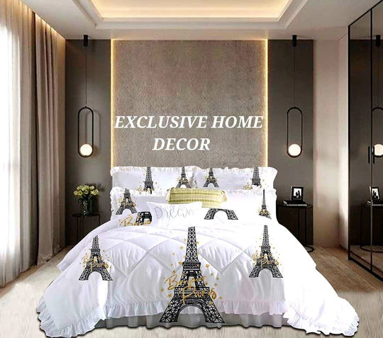 πΈ Frill Comforter Set β 5 Piece (New Design)