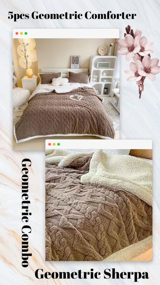 π¦ Geometric Combo β 6 Piece Bedding Set