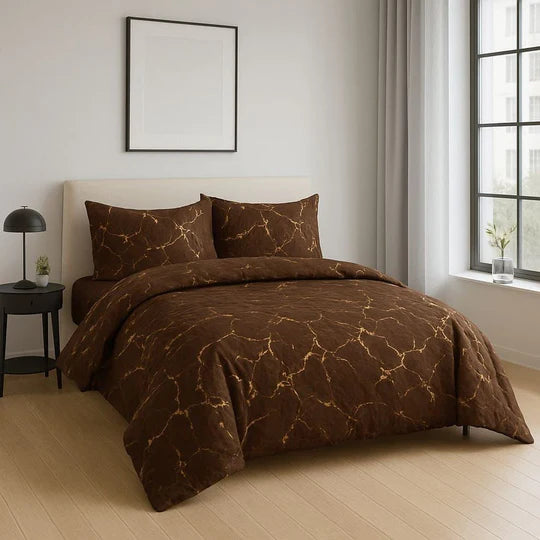 š King Marble Comforter Set ā 5 Piece