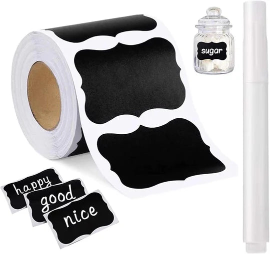 🖤✨ Chalkboard Labels - 56 Piece Set