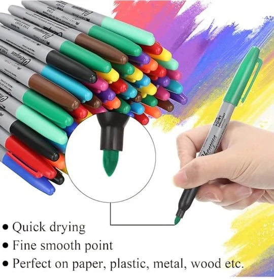 šļø Coloured Permanent Markers