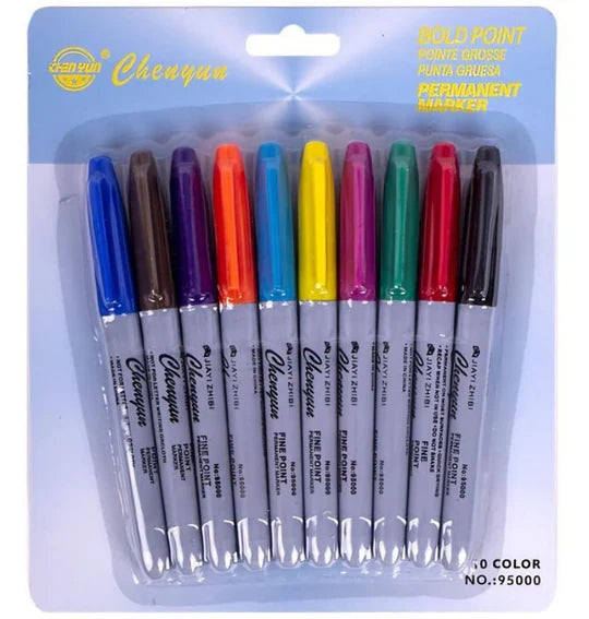 šļø Coloured Permanent Markers
