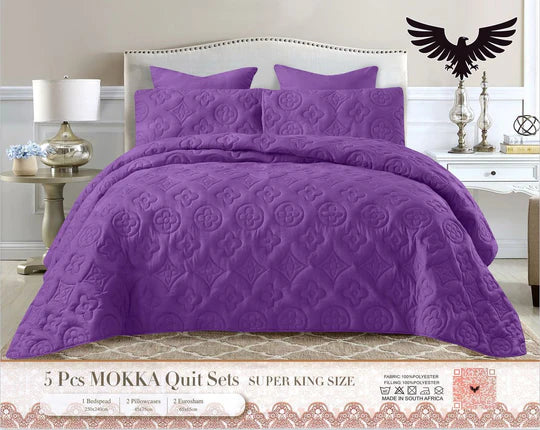 Dark Purple quilt set.