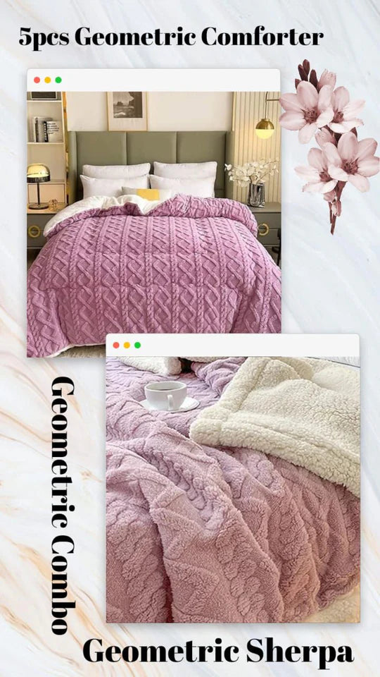 π¦ Geometric Combo β 6 Piece Bedding Set