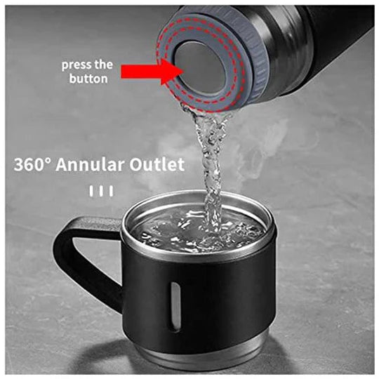 ๐ฅโ๏ธ Double Wall Stainless Steel Vacuum Flask Set โ 500ml