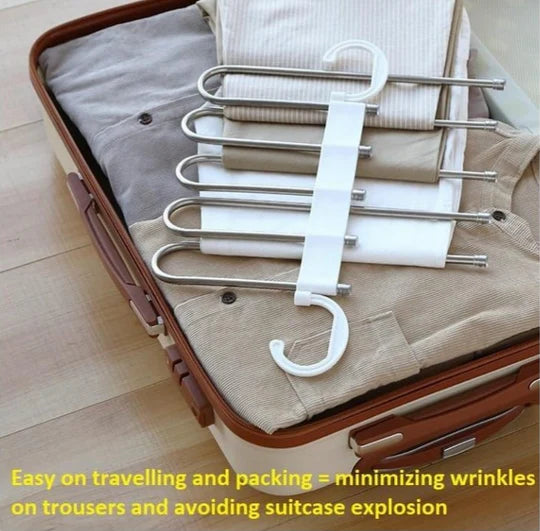 ๐๐ช Foldable 5-Layer Pants Hanger