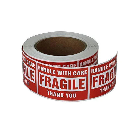 π¨ Roll of 500 Fragile Stickers