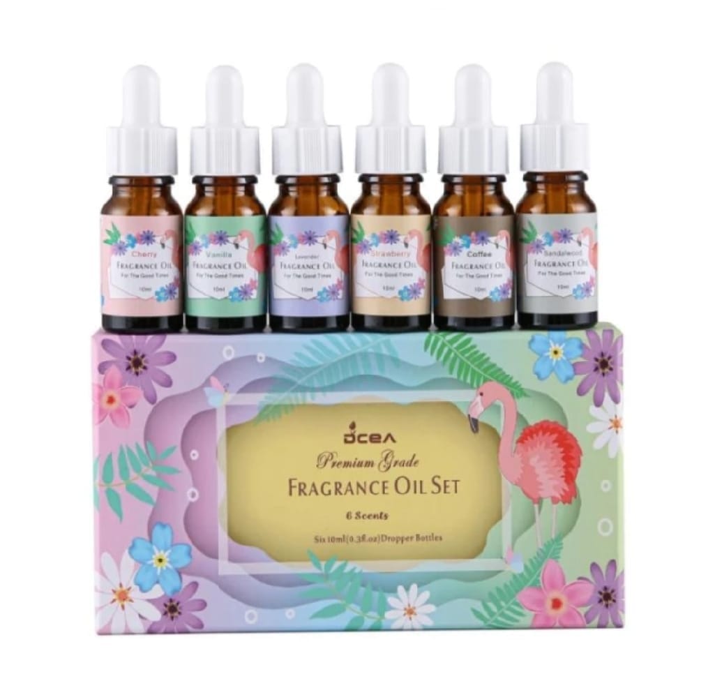 šø Fragrance Oils Set ā 6 x 10ml Dropper Bottles šø