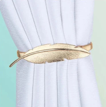 š Leaf Design Curtain Tiebacks