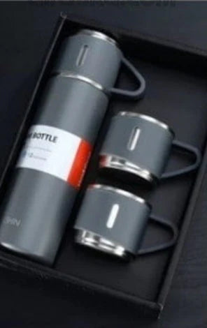 ๐ฅโ๏ธ Double Wall Stainless Steel Vacuum Flask Set โ 500ml