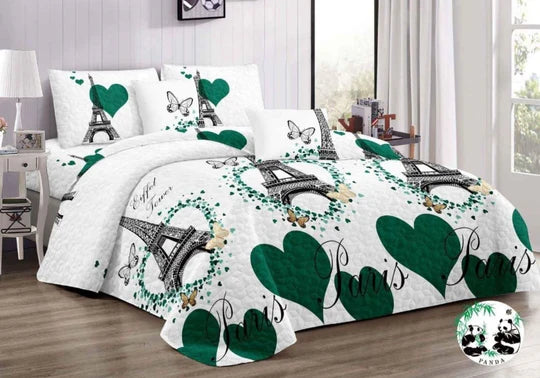 π§΅ Detailed Quilt Set β 5 Piece
