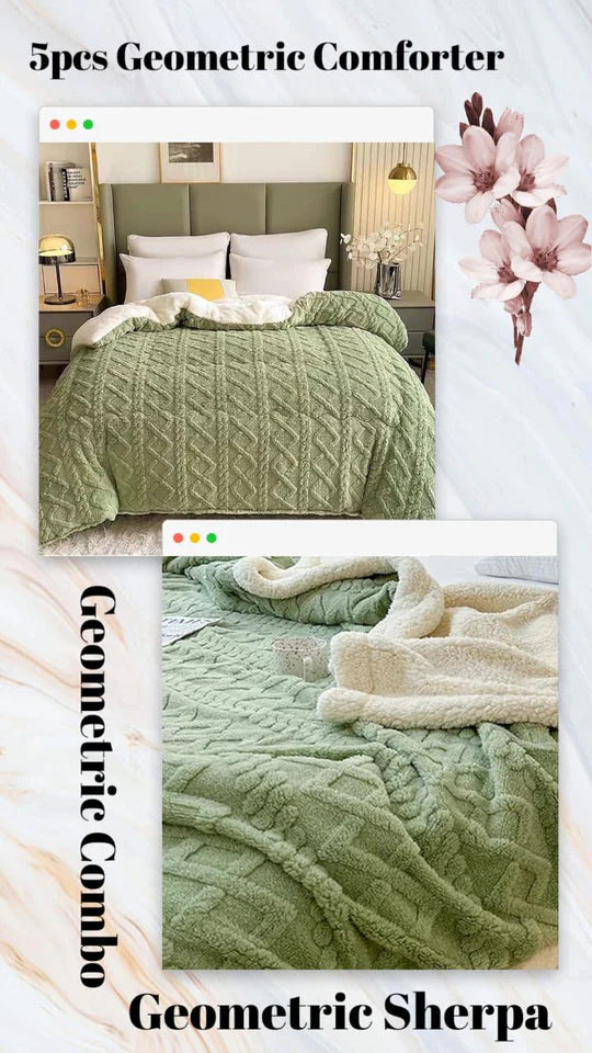 π¦ Geometric Combo β 6 Piece Bedding Set