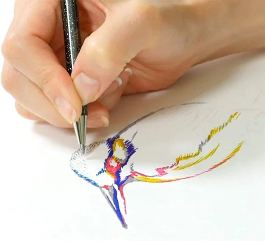 ✨ Hybrid Dual Metallic Pens – 8 Piece