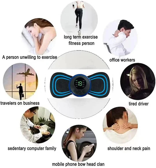 β‘ Intelligent Pulse Massager β Your Portable Muscle & Fat Burner!