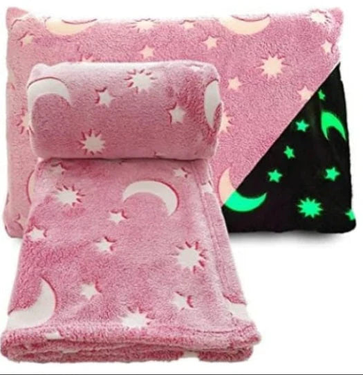 ππ Kids Glow in the Dark Blanket
