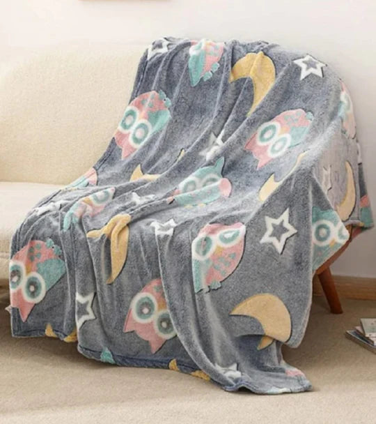 ππ Kids Glow in the Dark Blanket