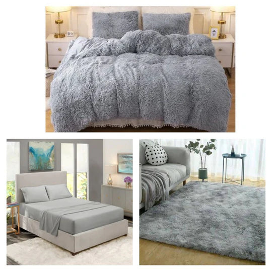 ποΈ Fluffy Comforter Combo β Ultimate 9 Piece Set