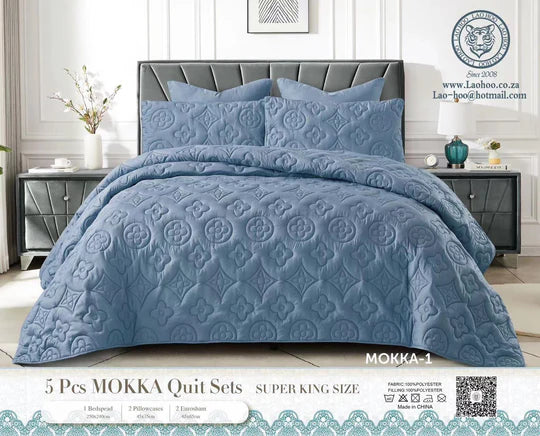 Light Blue quilt set