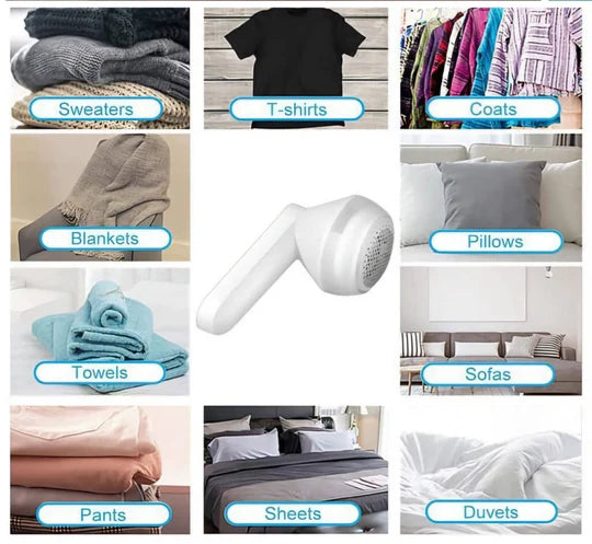 🧼 Rechargeable Lint Remover – USB Powered