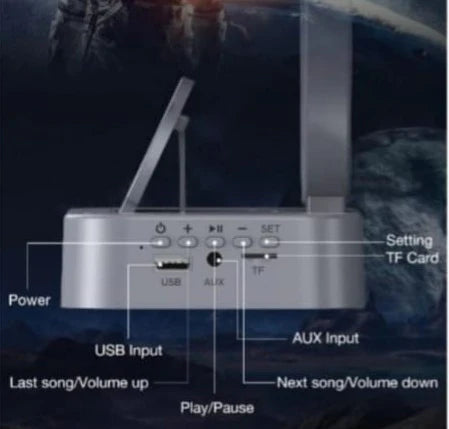 π¨βπβ¨ Magnetic Bluetooth Astronaut Speaker with RGB Lighting