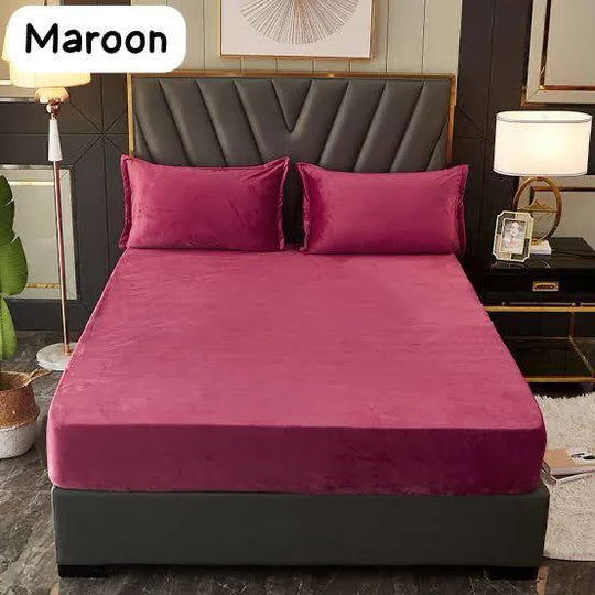 ✨ Velvet Sheet Set – 3 Piece