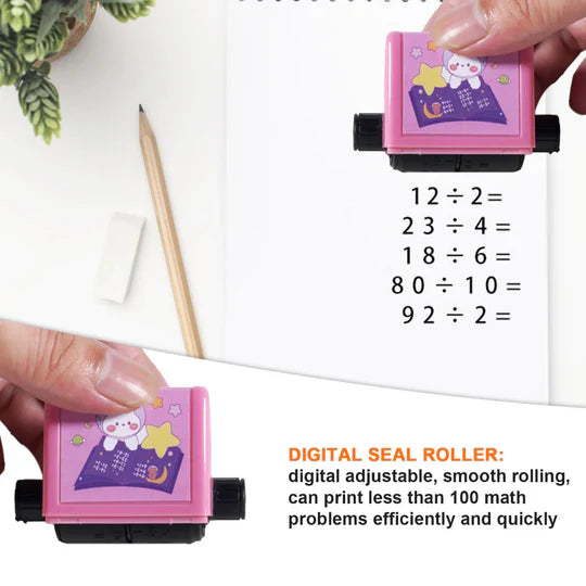 🧠✨ Magic Math Roller Stamp