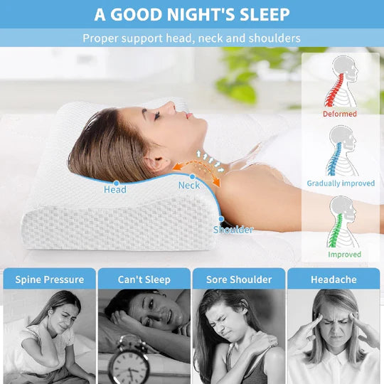 ποΈ Memory Foam Neck Pillow for Sleeping π΄