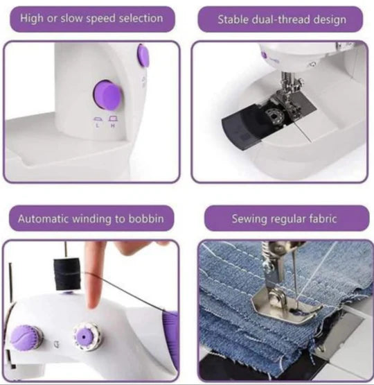 🧵✨ Mini Sewing Machine with Extension Table