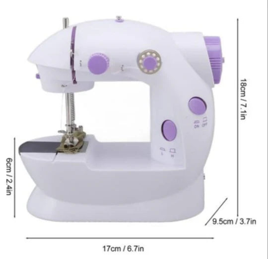 🧵✨ Mini Sewing Machine with Extension Table