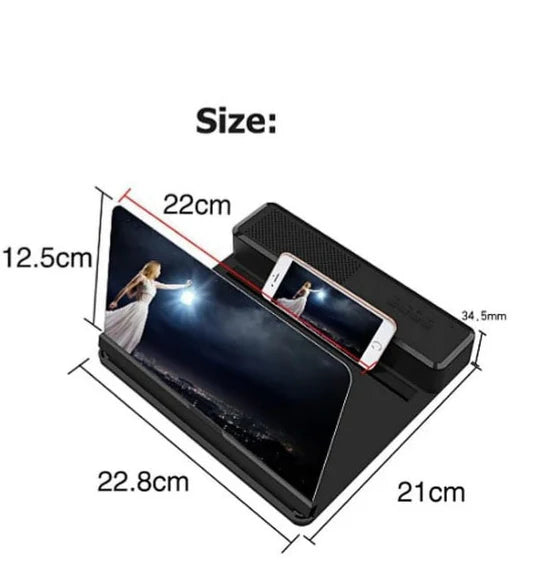 š± Mobile Screen Amplifier with Bluetooth Speaker
