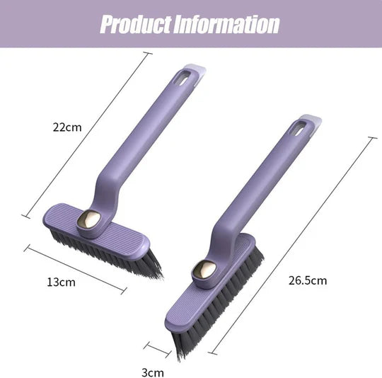 🧽✨ Multifunctional Rotating Crevice Cleaning Brush with Tweezer