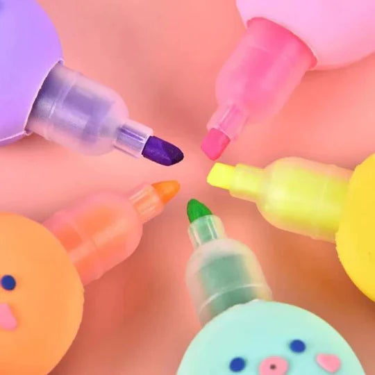 π¦β¨ Octopus Shaped Highlighters β 6 Piece Set